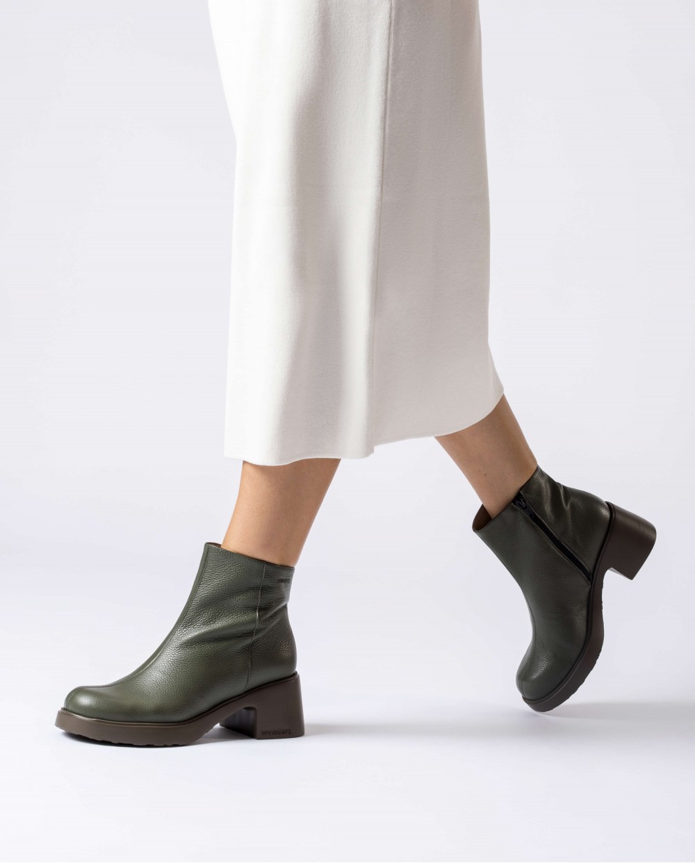 Green RUBI ankle boot