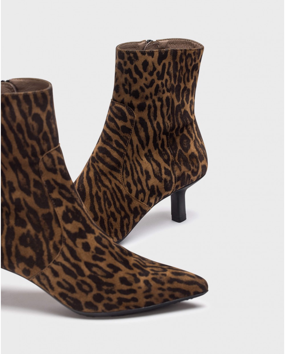 Animal Print FUSCA Ankle Boots