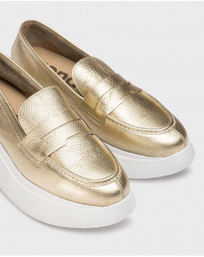 Gold ESTELA Loafers