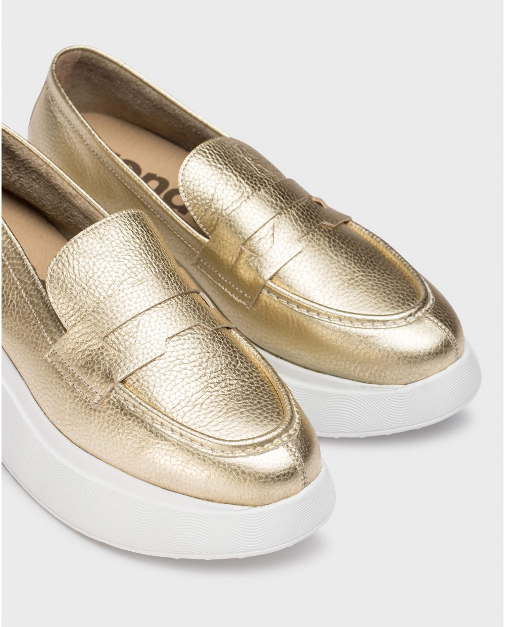 Gold ESTELA Loafers