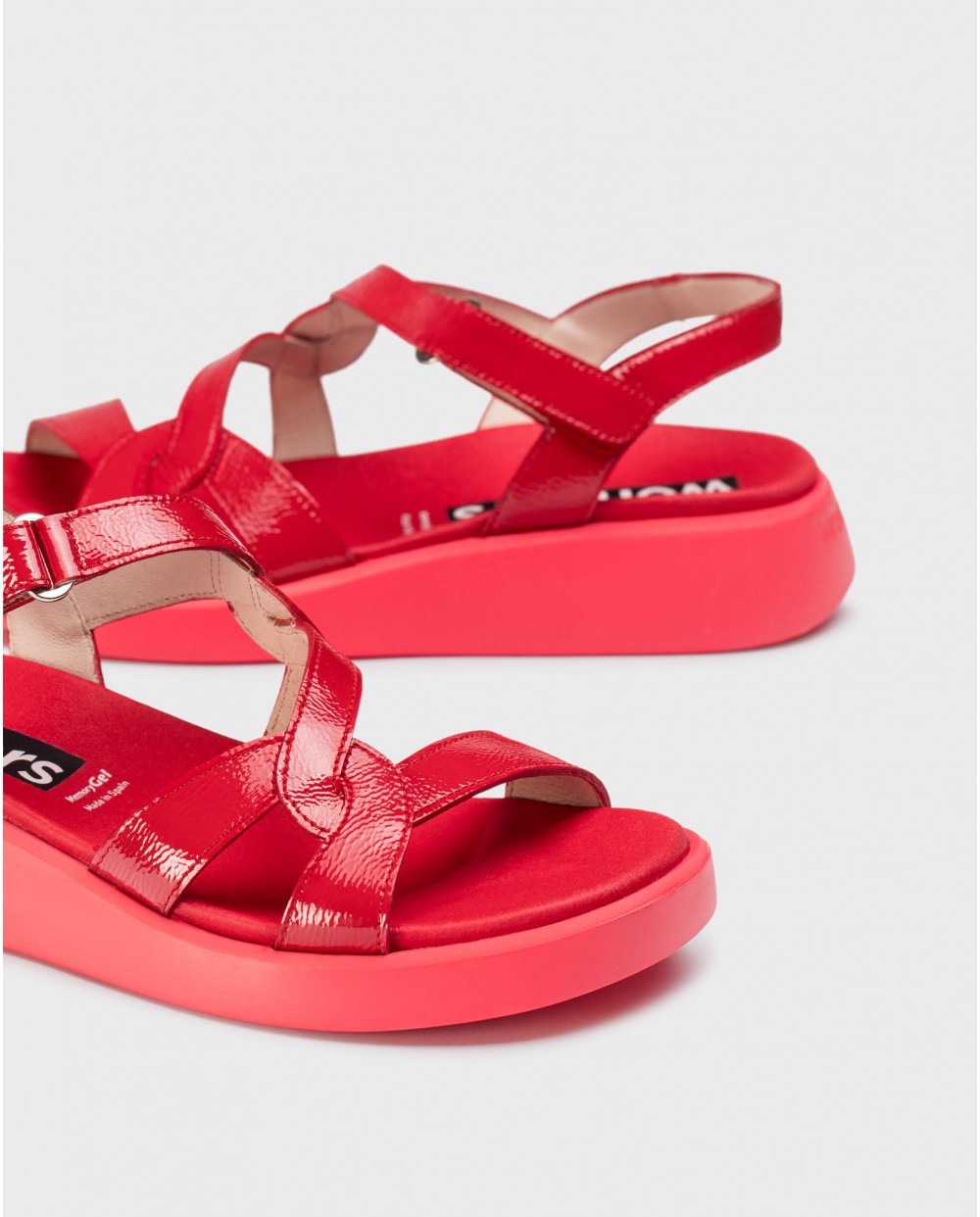 Red CORDELIA Sandal