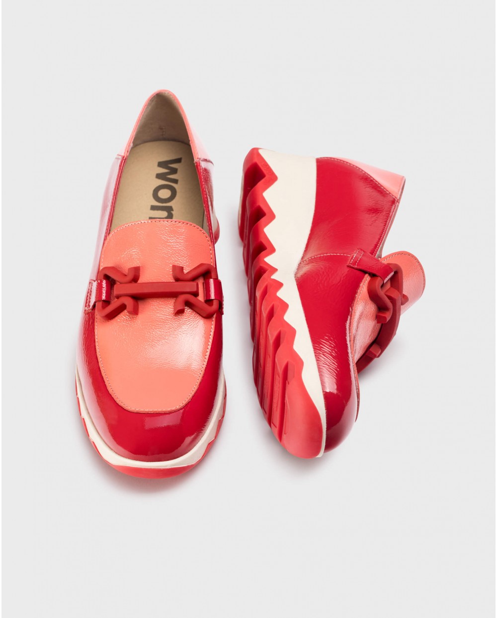 Red SIMA Loafers