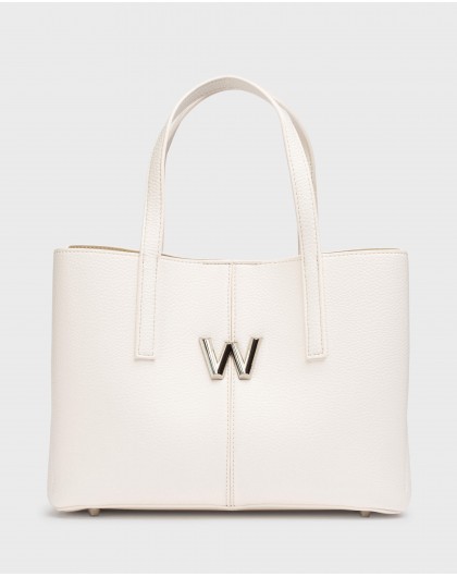 White RIVA Tote