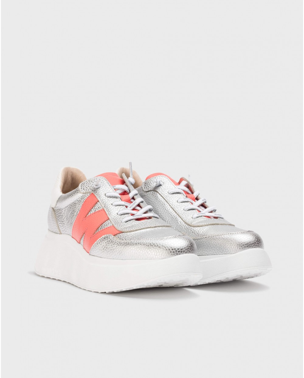 Silver ROMA 25 Sneakers