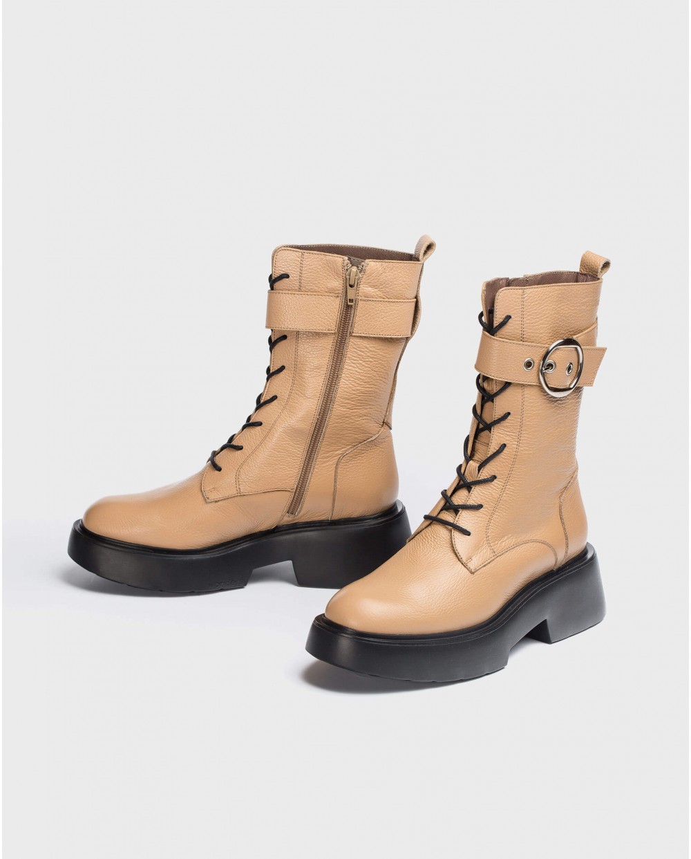 Wonders-Ankle Boots-Brown Punk Boot