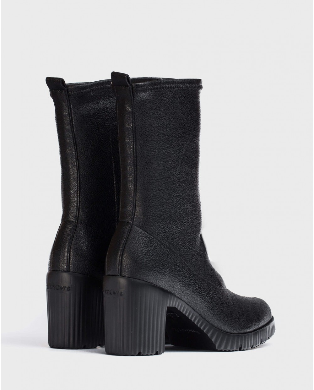 Wonders-Ankle Boots-Black ankle boot Moi