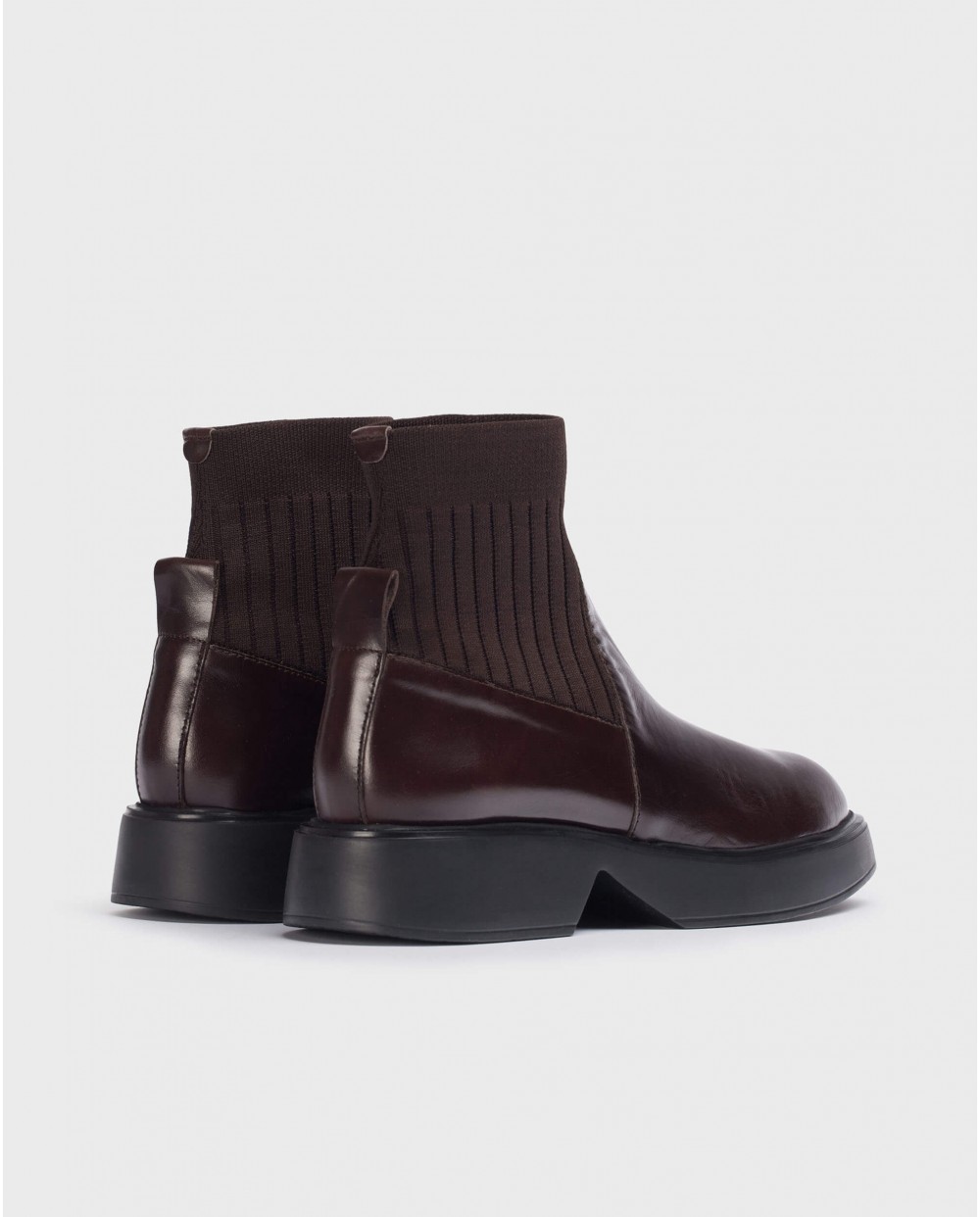 Wonders-Women-Brown Iron Ankle Boot
