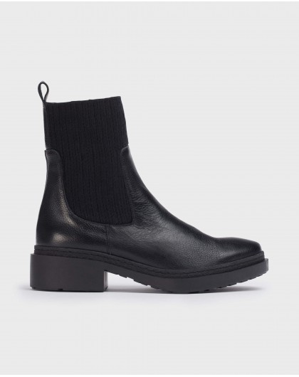 Wonders-Ankle Boots-Black Kenny Ankle Boot