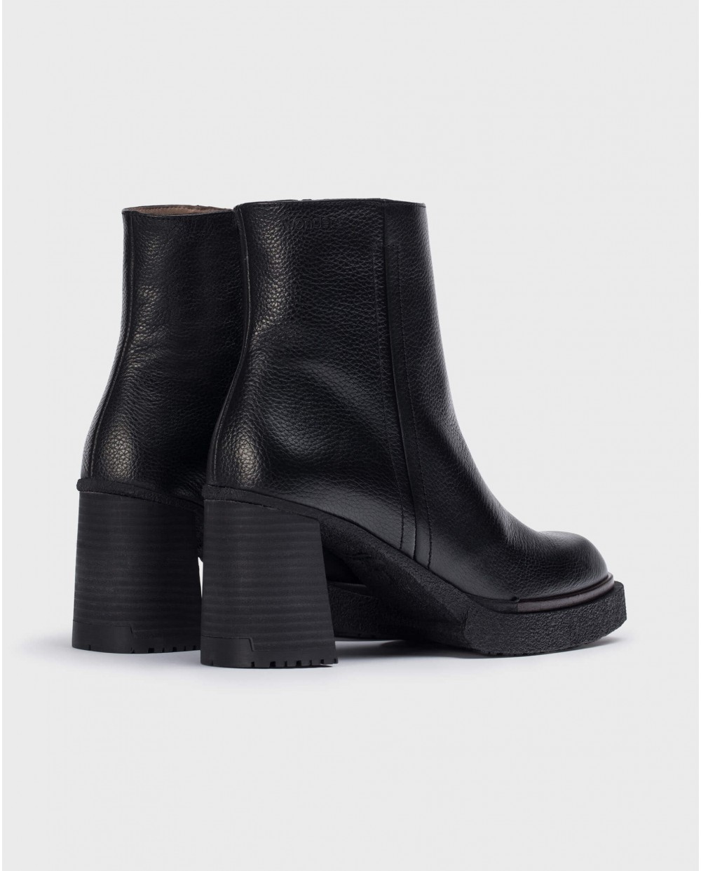 Wonders-Ankle Boots-Black Miera Ankle boot