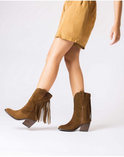 Wonders-Ankle Boots-Brown Utah ankle boot