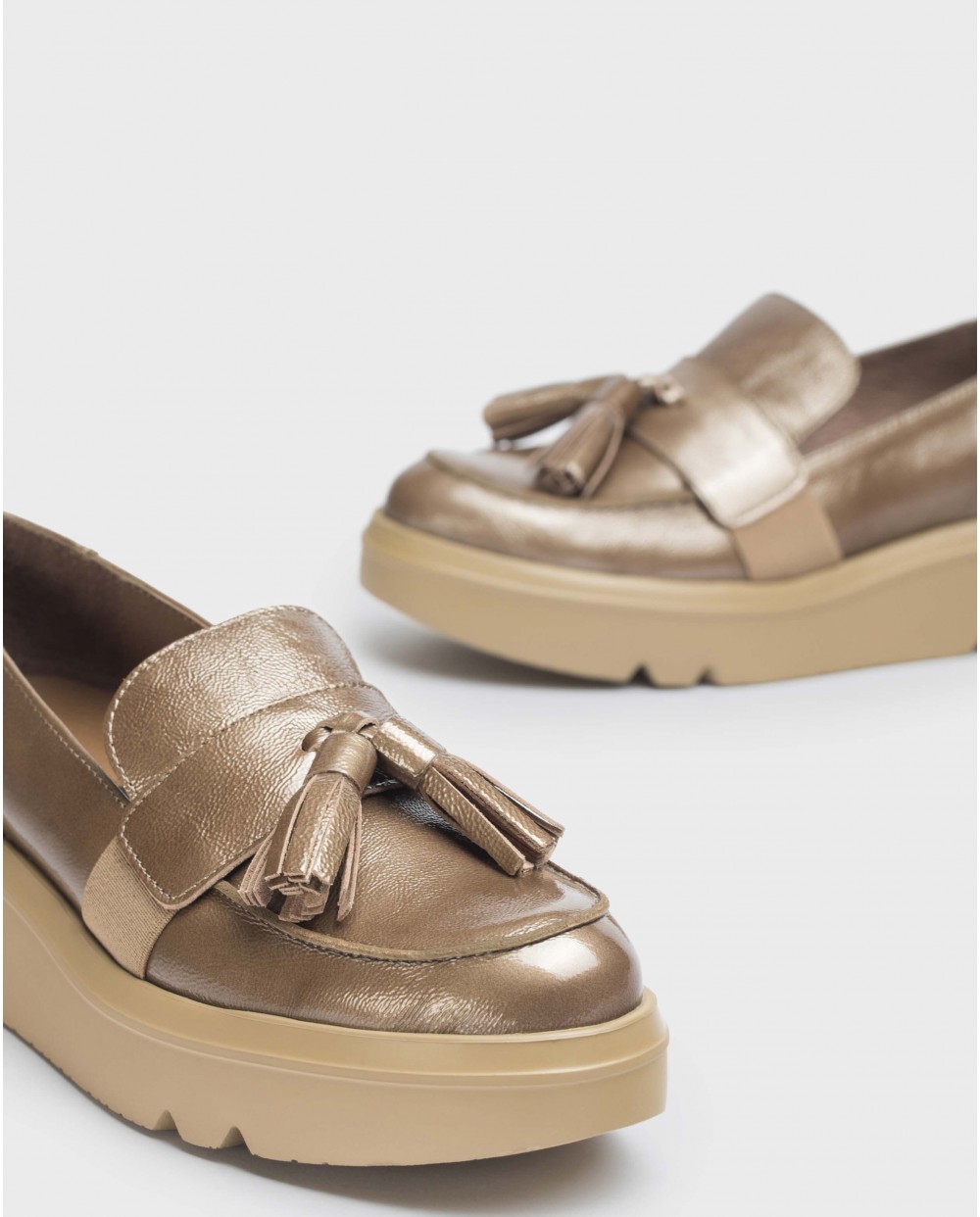 Wonders-Flat Shoes-Brown Mira Moccasin
