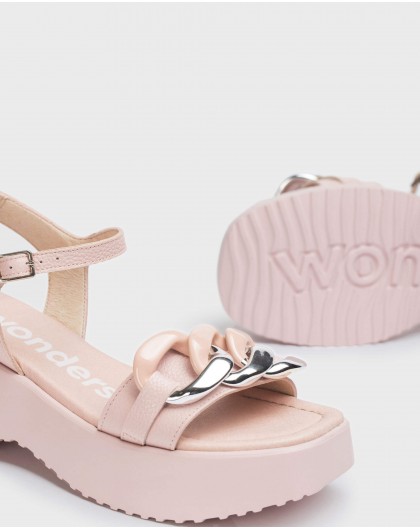 Wonders-Zapatos de mujer-Sandalias CLAIRE Rosa