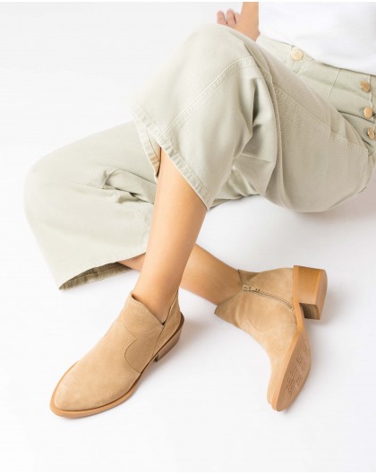 Wonders-Heels-Brown Cava Ankle boot