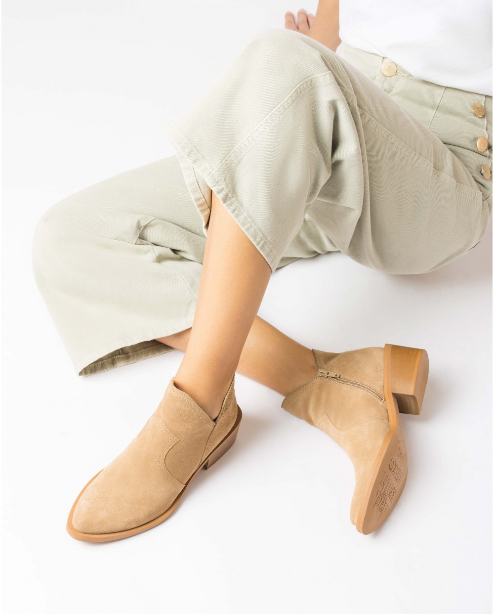 Wonders-Heels-Brown Cava Ankle boot