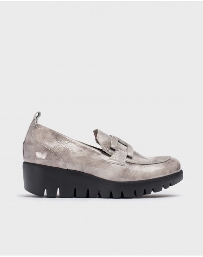 Wonders-Loafers and ballerines-Grey RINGS moccasin