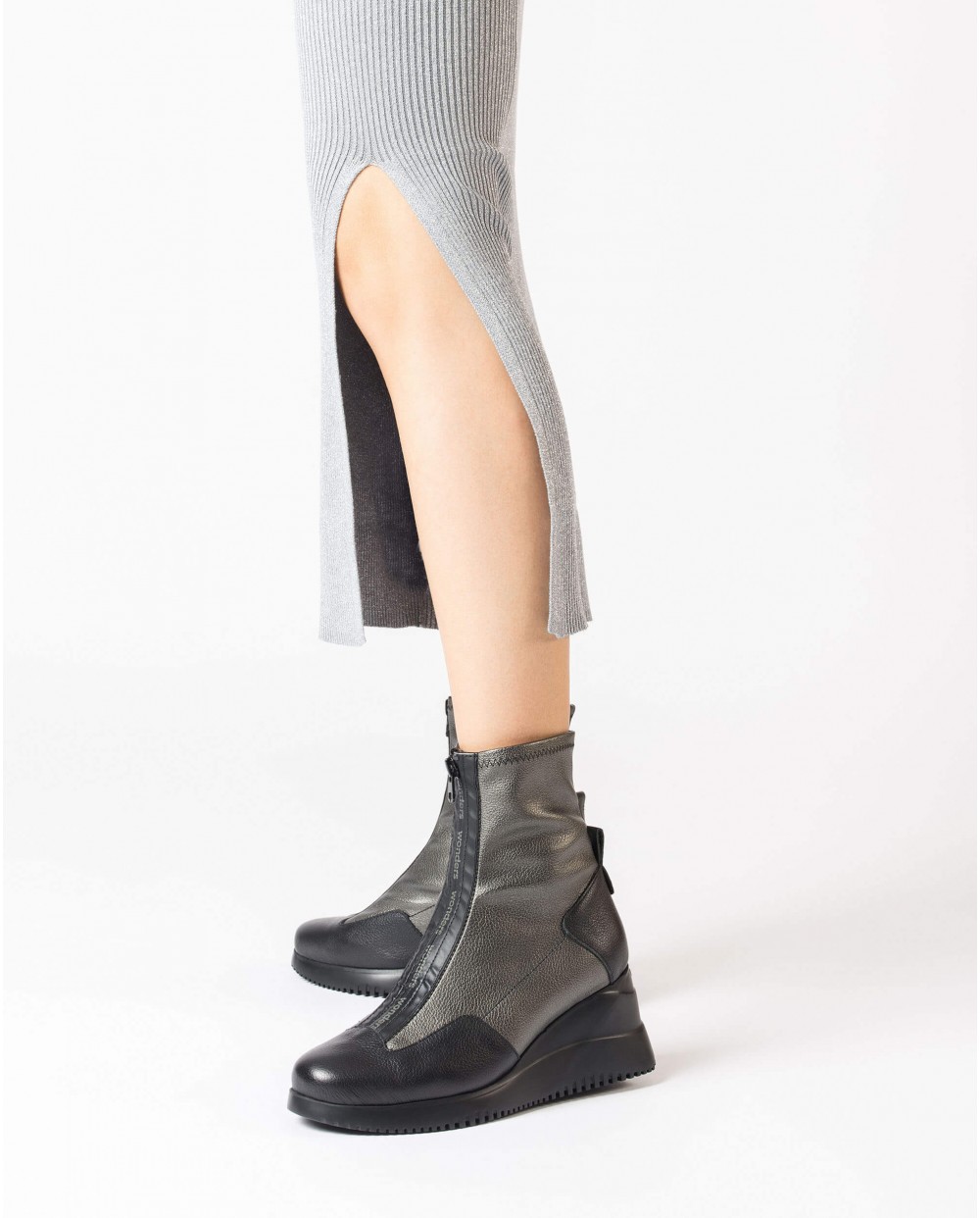 Wonders-Ankle Boots-Dark grey INDIA Ankle Boot