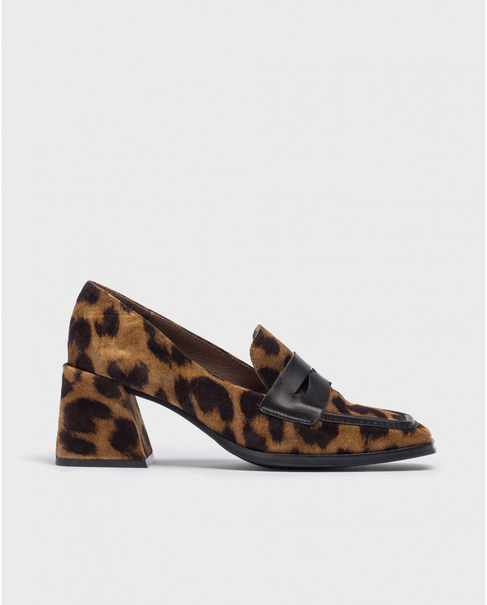 Wonders-Loafers and ballerines-Leopard FIODOR moccasin