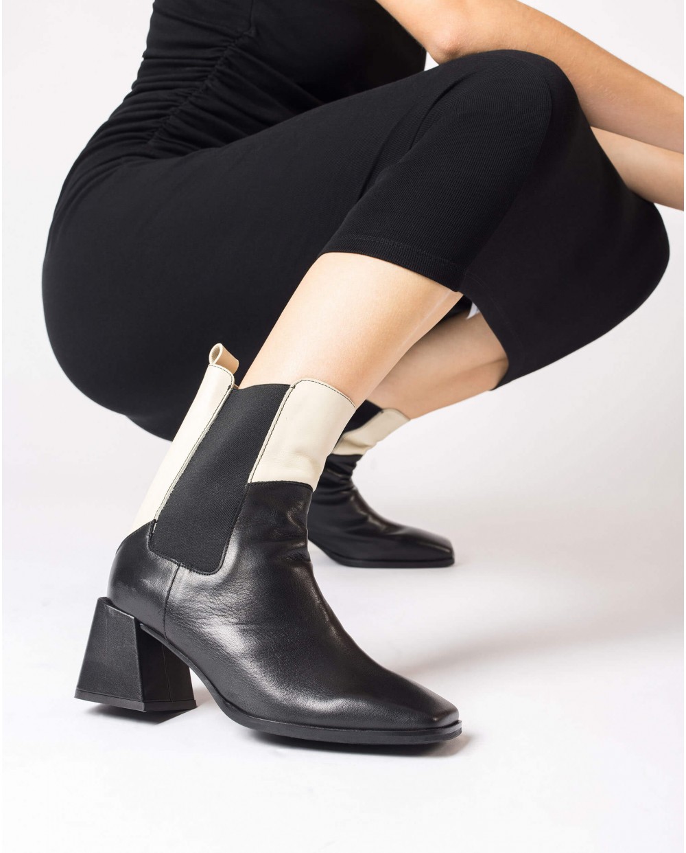 Wonders-Ankle Boots-Black TOTE ankle boot