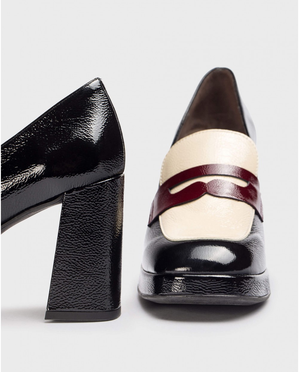 Wonders-Loafers and ballerines-Patent leather CLARK moccasin