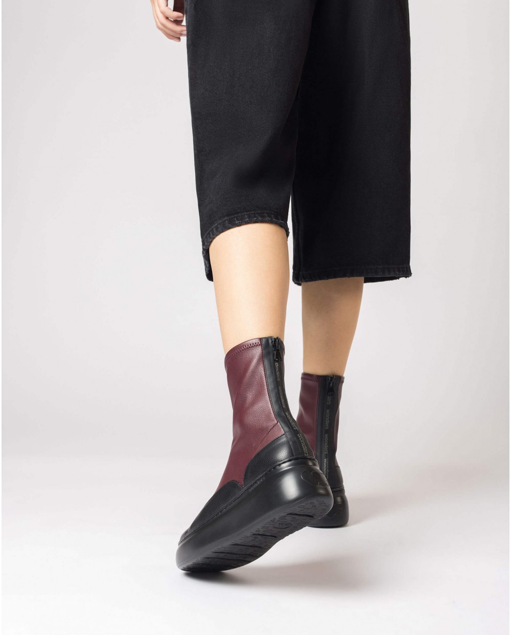 Wonders-Ankle Boots-Burgundy Yuri ankle boot