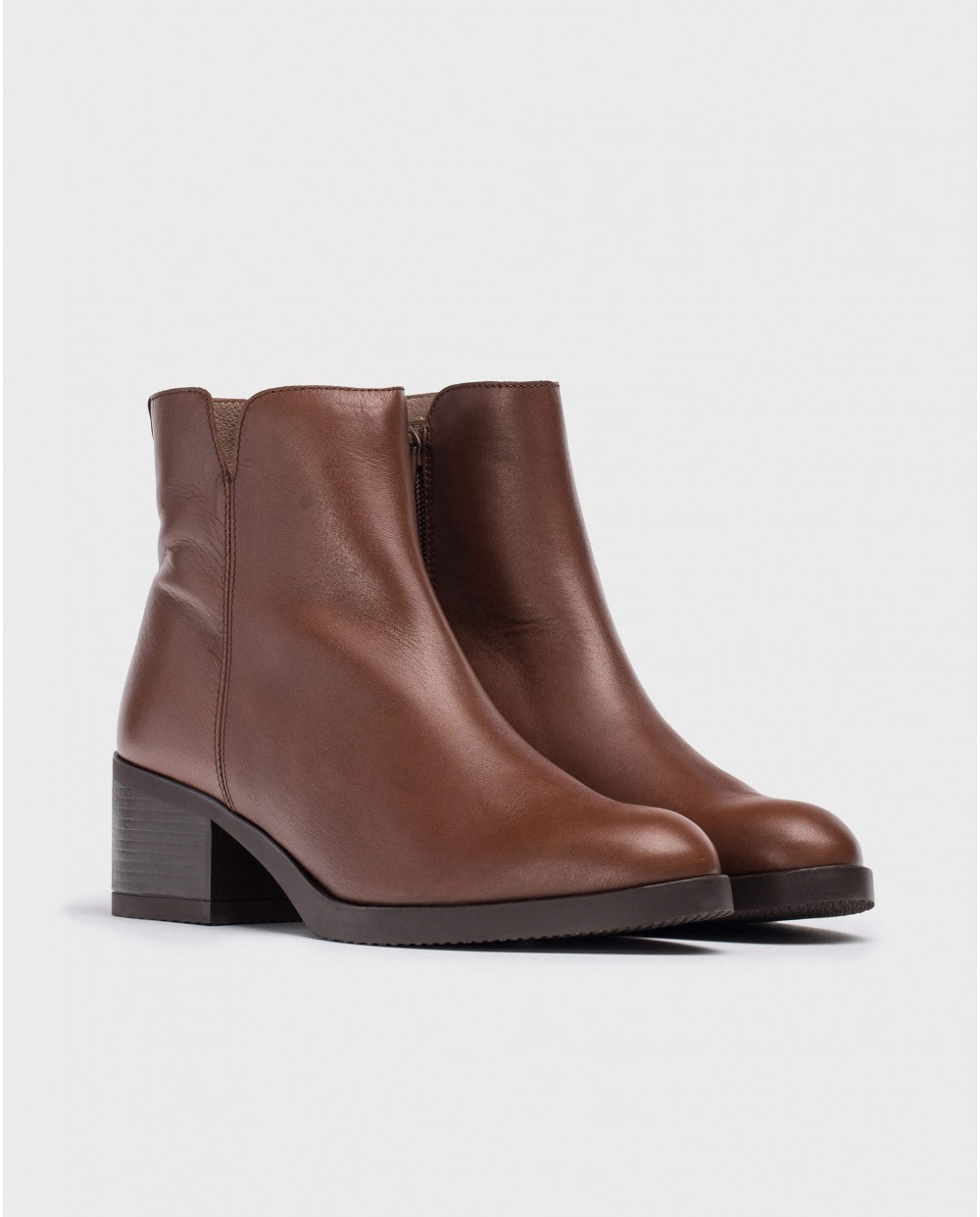 Wonders-Ankle Boots-Brown KATE boots