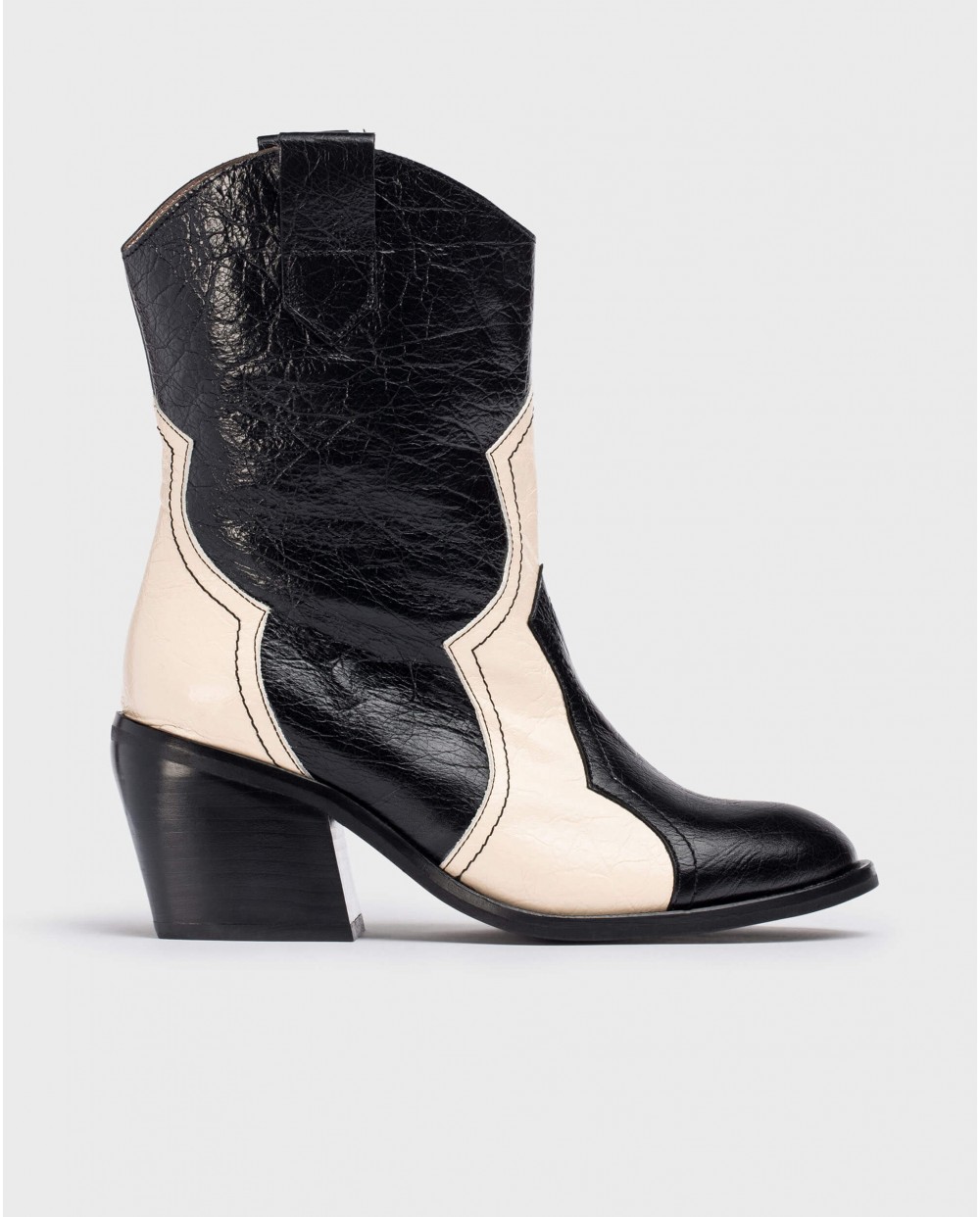 Wonders-Ankle Boots-Black COTA ankle boot