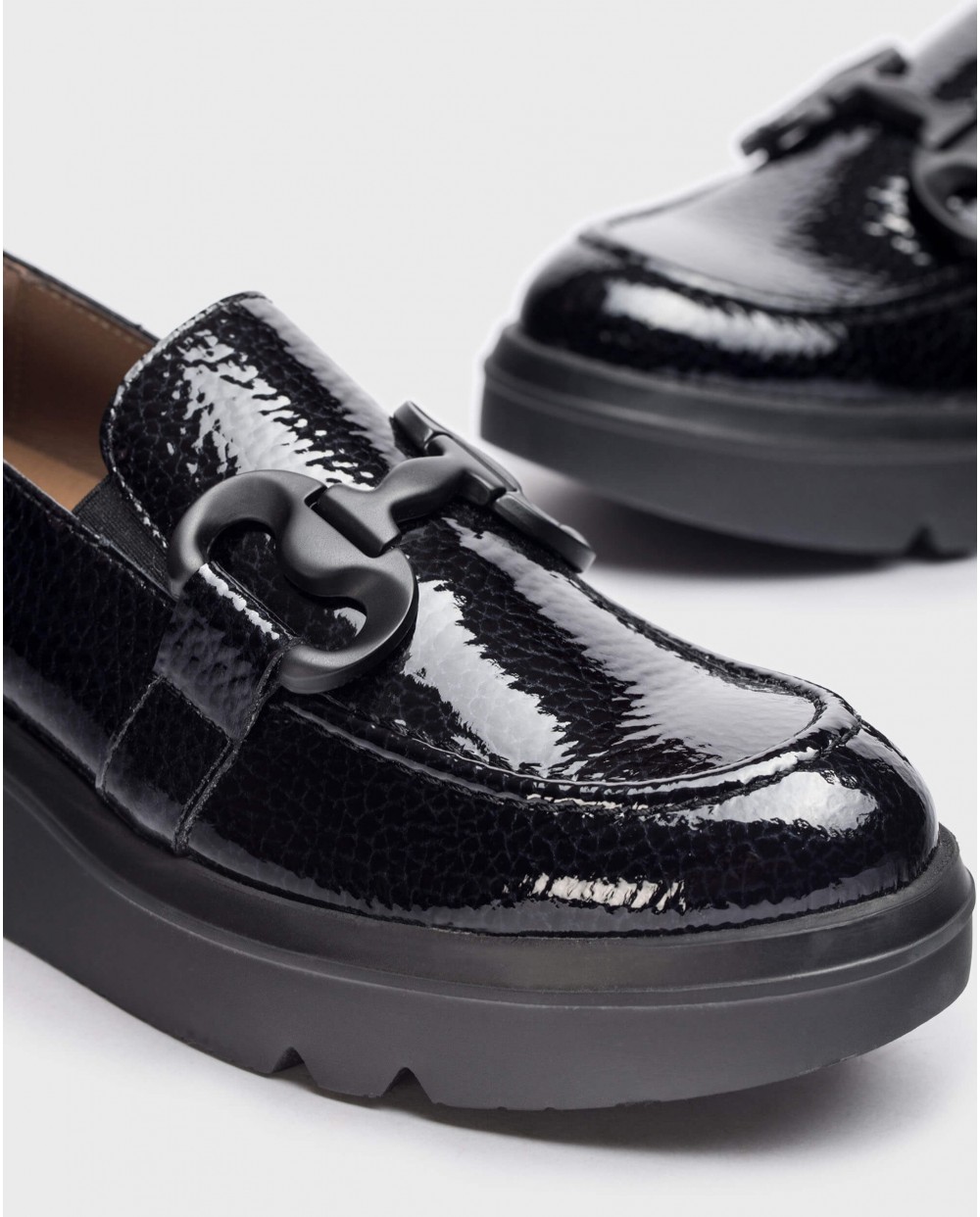 Wonders-Loafers and ballerines-Black MIRA moccasin