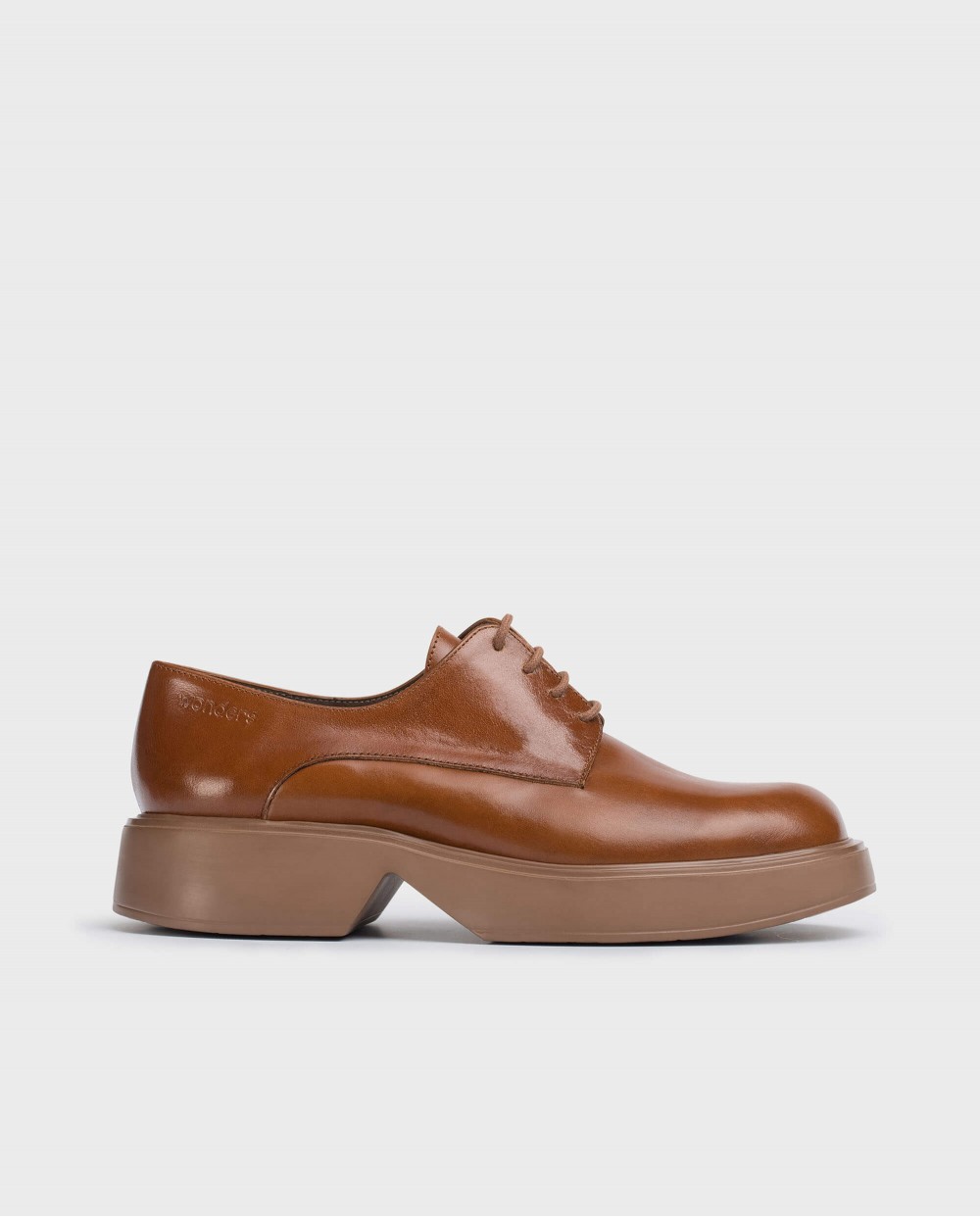 Wonders-Flat Shoes-Brown Sonic Blucher