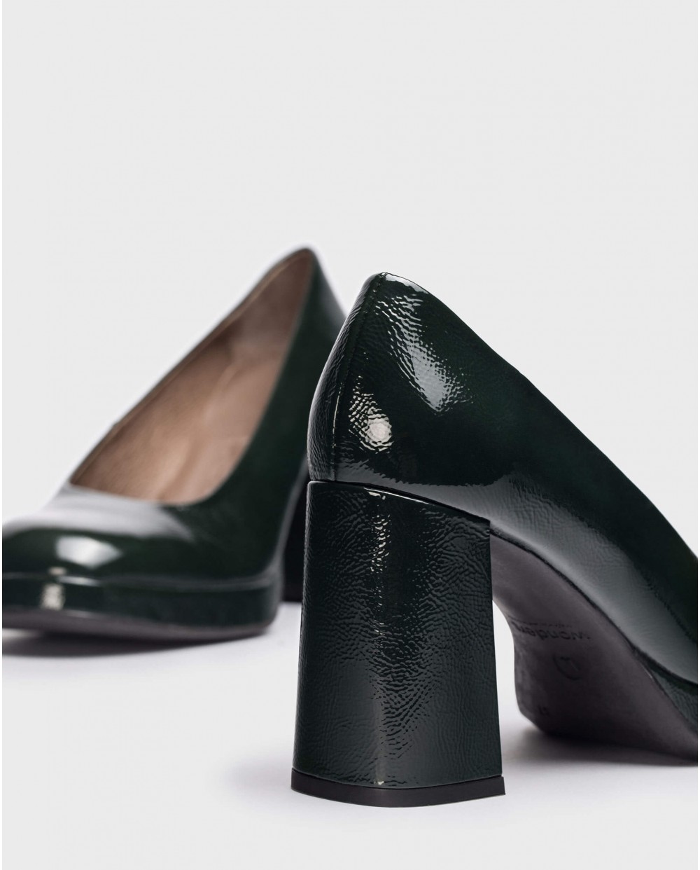 Wonders-Heels-Green CAPTAIN high-heeled shoe