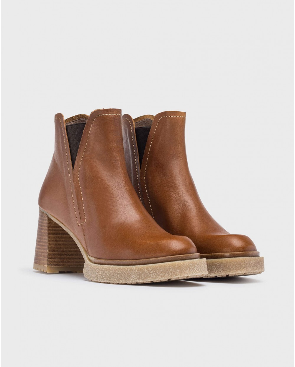 Wonders-Ankle Boots-Brown MIERA ankle boot