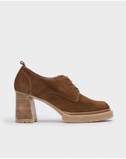 Wonders-Heels-Brown Balm Blucher