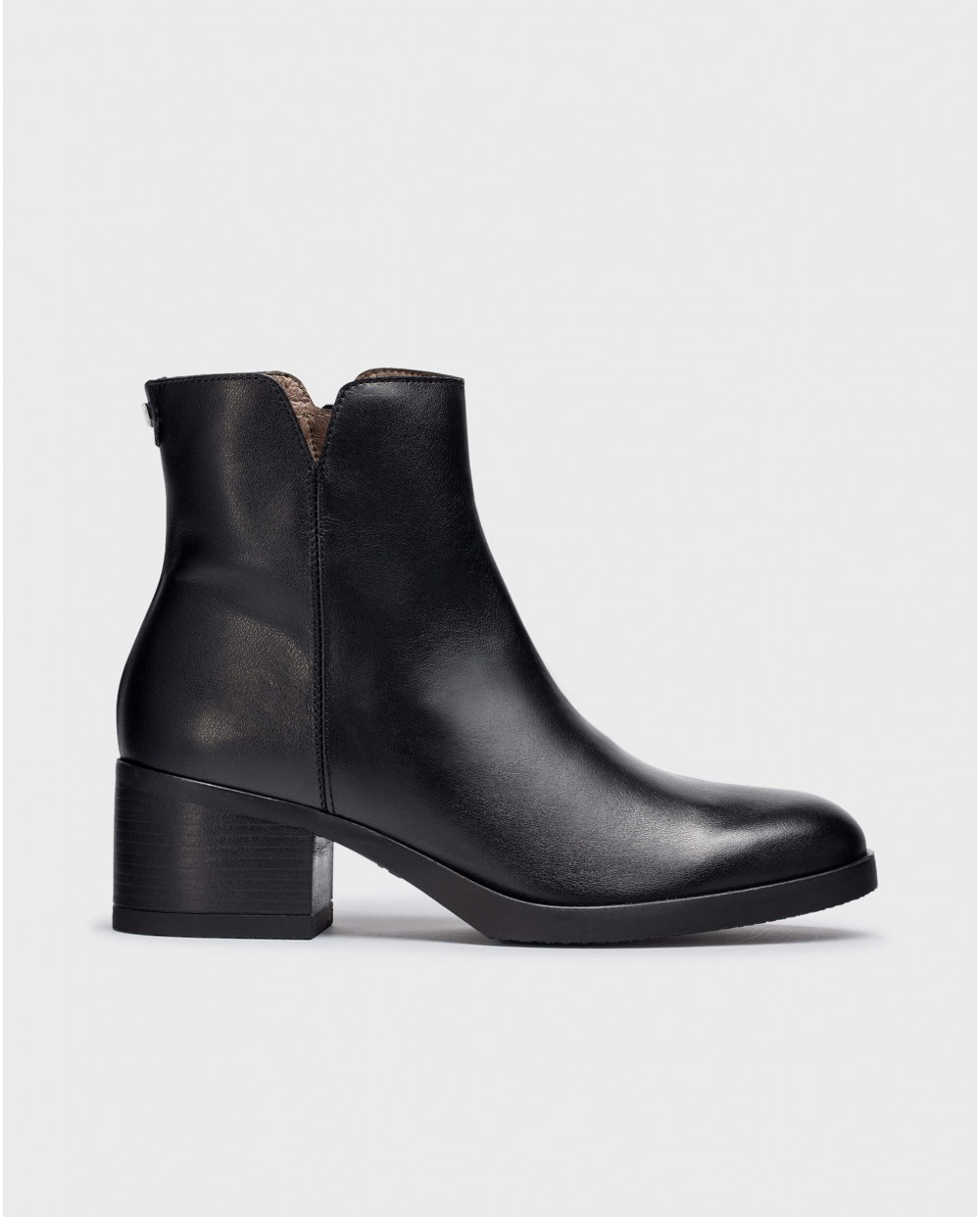 Wonders-Ankle Boots-Black KATE boots