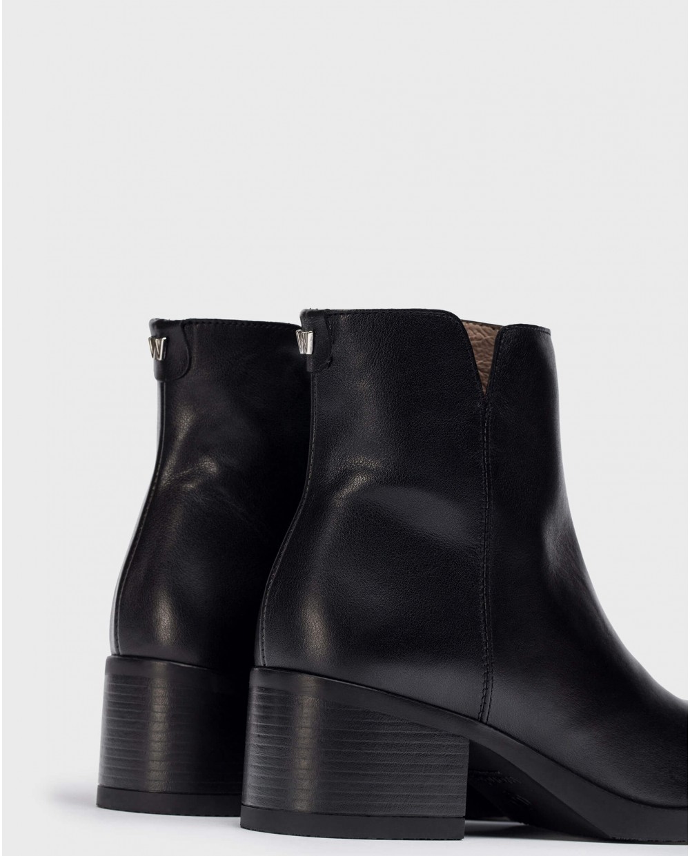 Wonders-Ankle Boots-Black KATE boots
