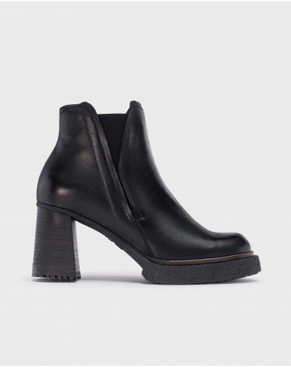 Wonders-Ankle Boots-Black MIERA ankle boot