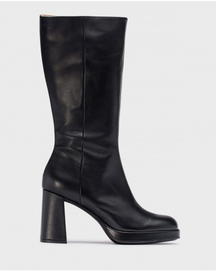 Wonders-Boots-Black SIA ankle boot