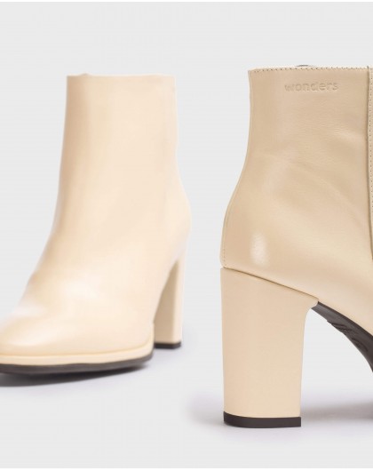 Wonders-Ankle Boots-Cream Ostro Ankle boot