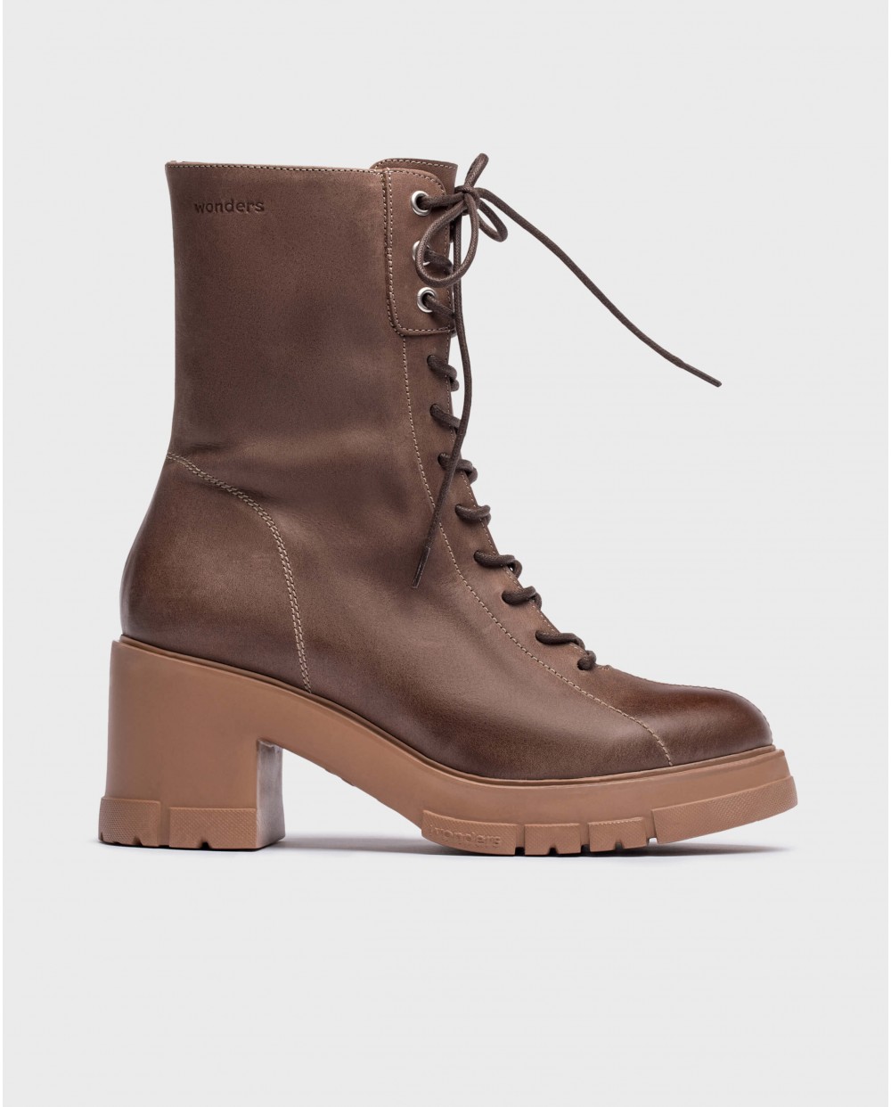 Brown Rock ankle boot
