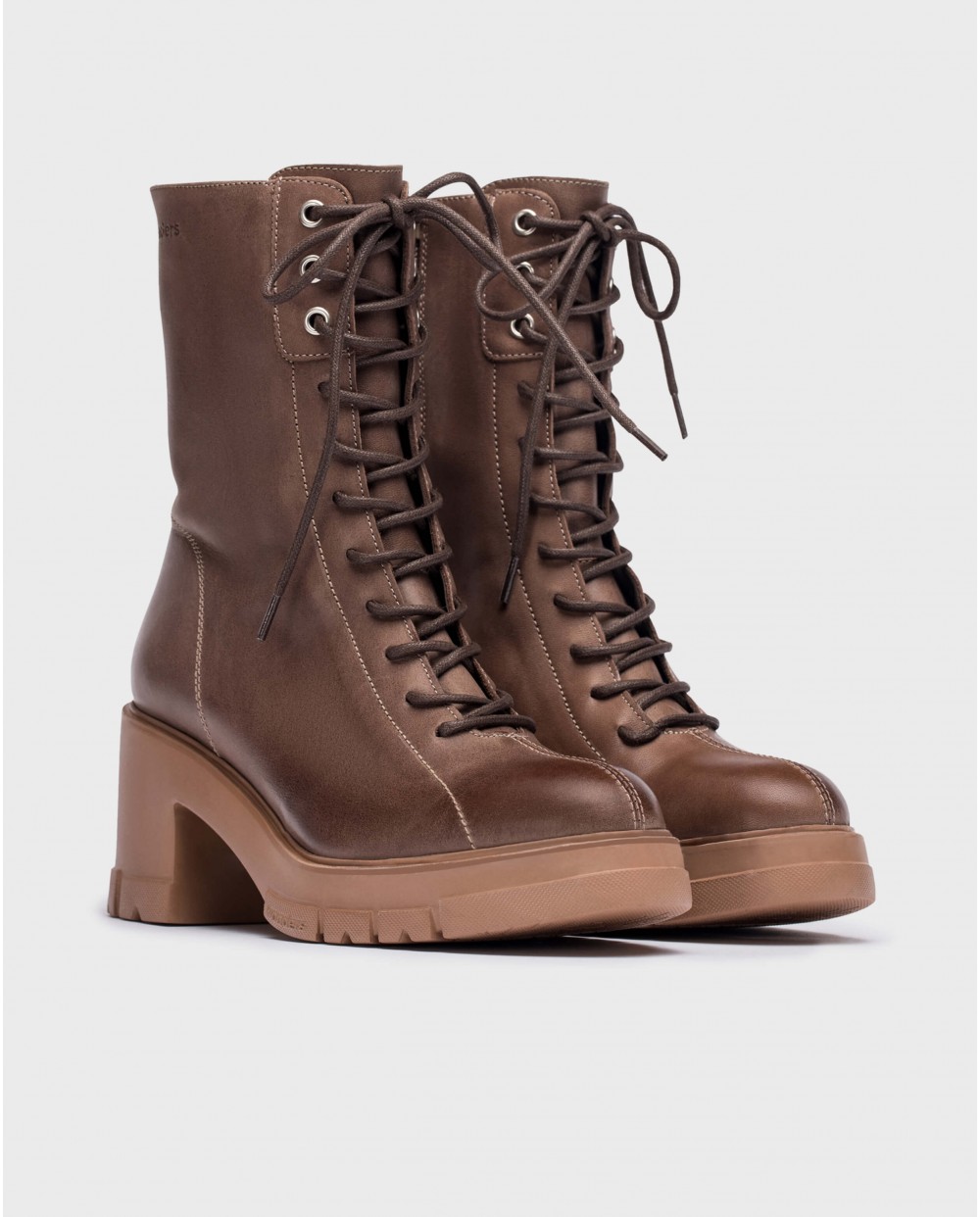 Brown Rock ankle boot