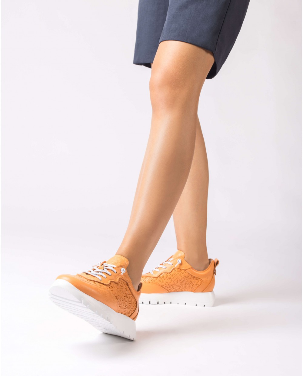 Wonders-Zapatos de mujer-Deportivas CAIRO Naranja