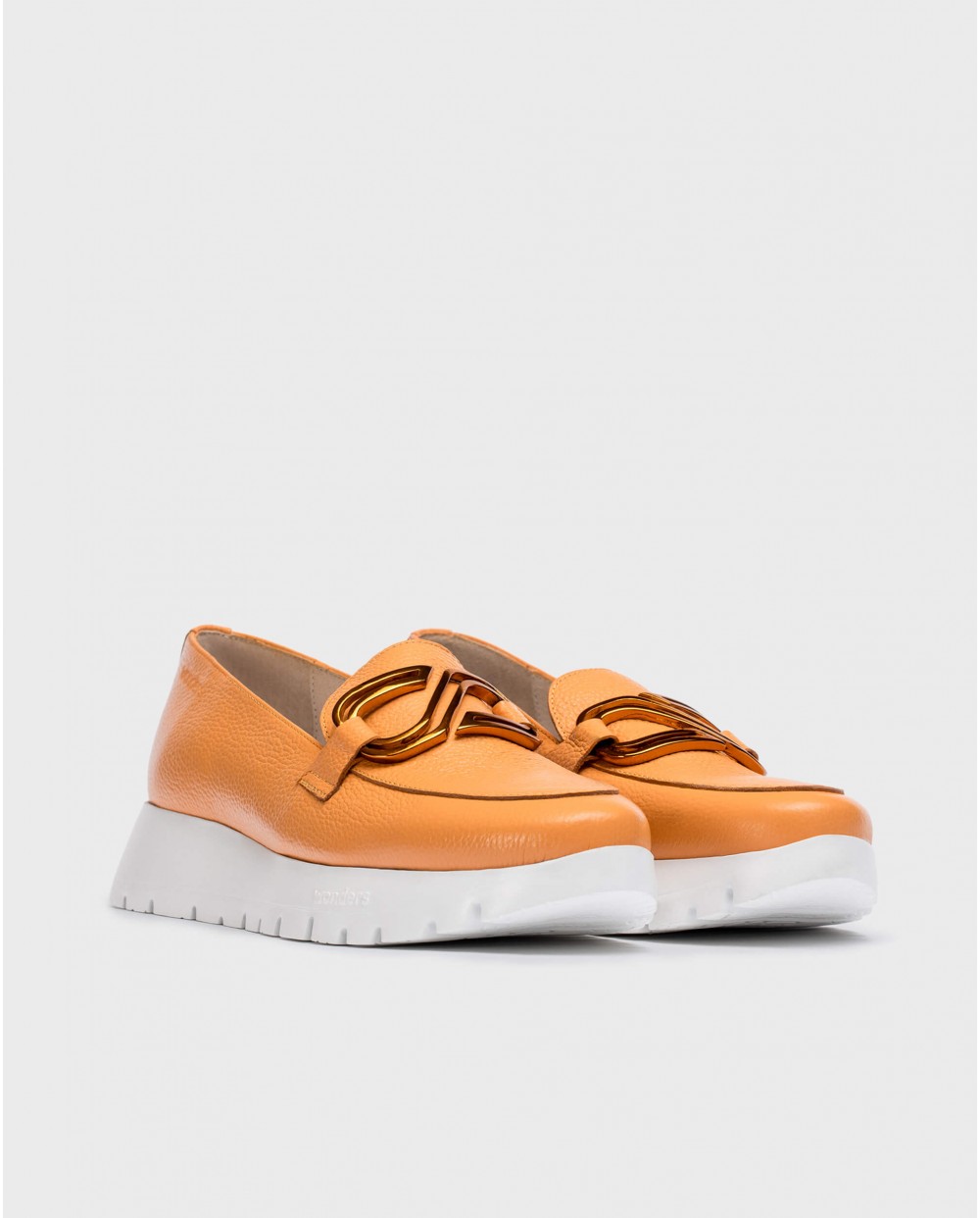Wonders-Zapatos de mujer-Mocasines SIDNEY Naranja