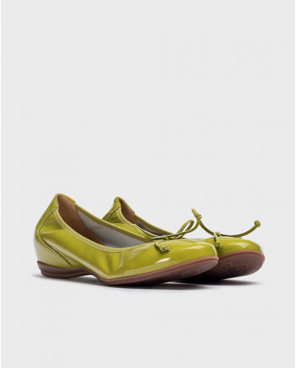 Wonders-Zapatos de mujer-Bailarina ATENAS Verde