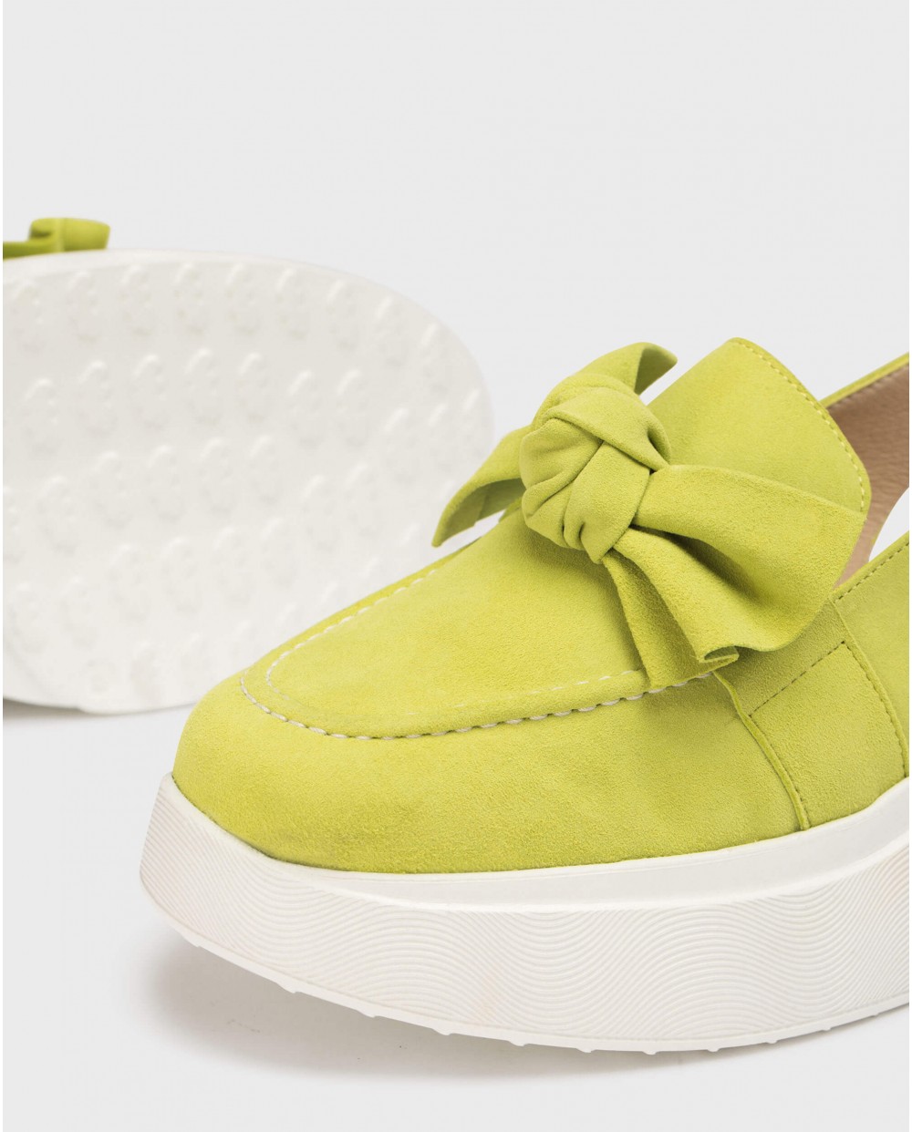 Wonders-Zapatos de mujer-Mocasin TULUM Verde