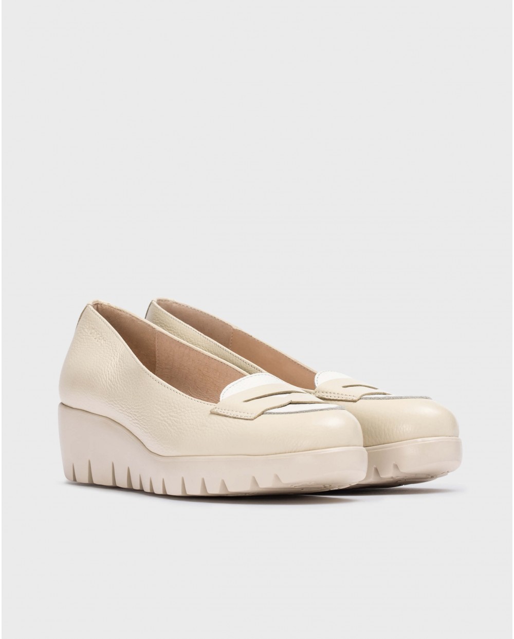 Wonders-Loafers-Cream Moccasin