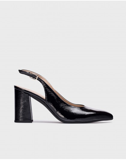 Wonders-Women shoes-Black Vilma Heeled shoes