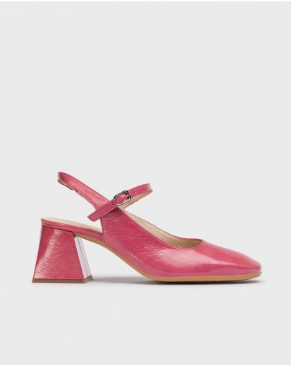 Wonders-Heels-Pink JANE slingback sandals