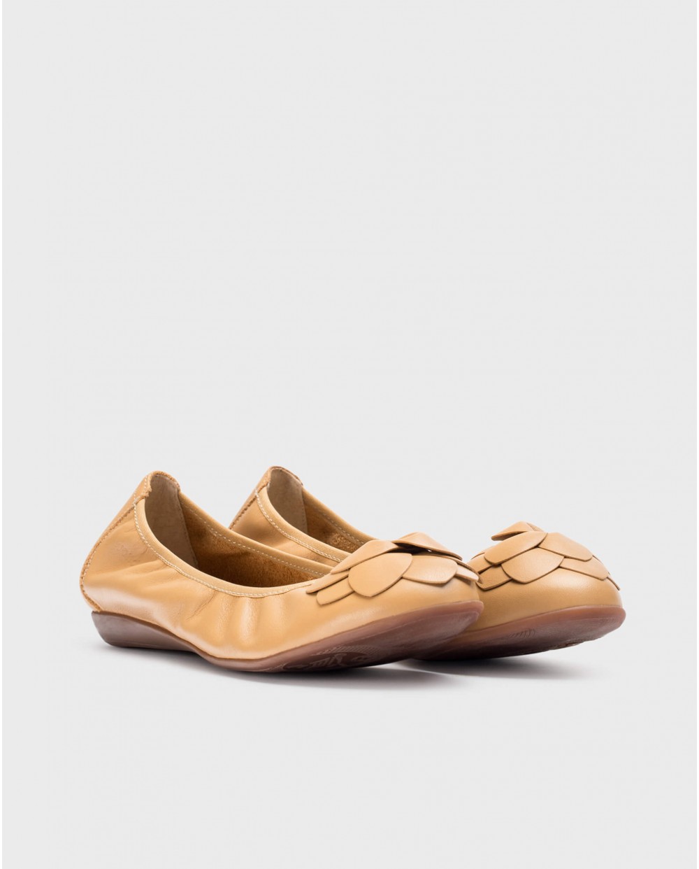 Wonders-Zapatos de mujer-Bailarina PRAGA Marrón