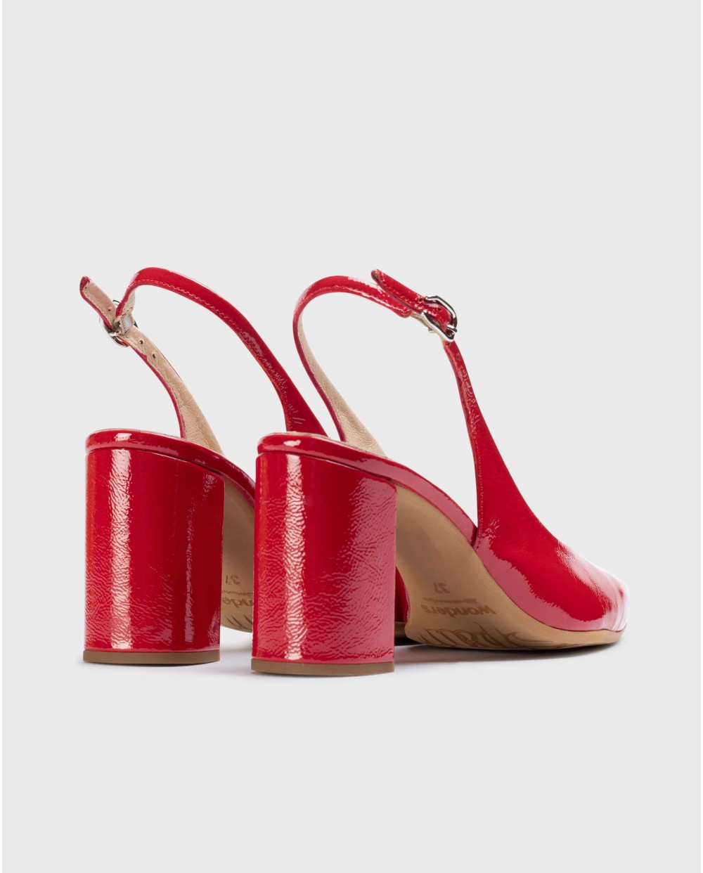 Wonders-Zapatos de mujer-Zapatos de tacón VILMA Rojo