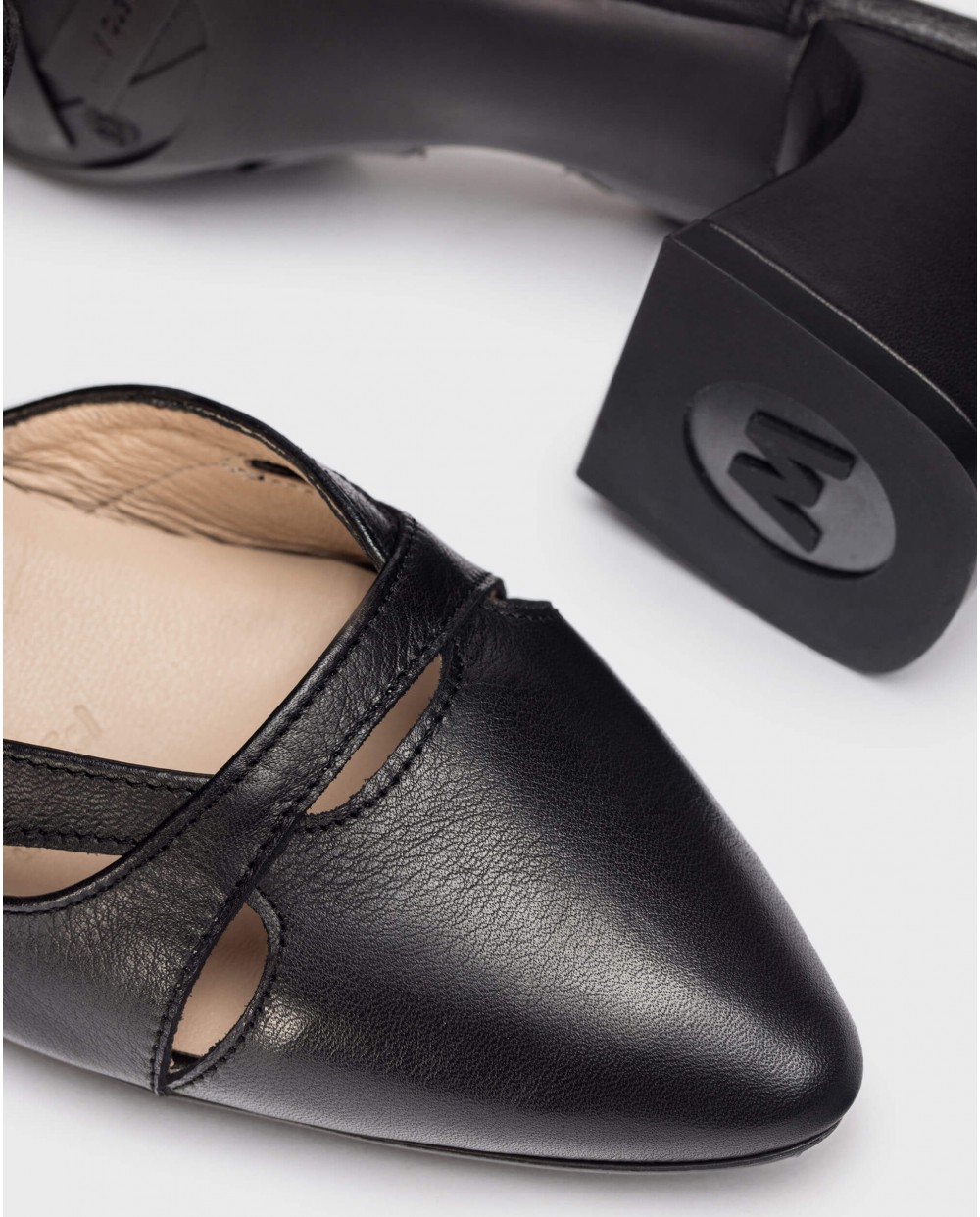 Wonders-Zapatos de mujer-Zapato Glit negro