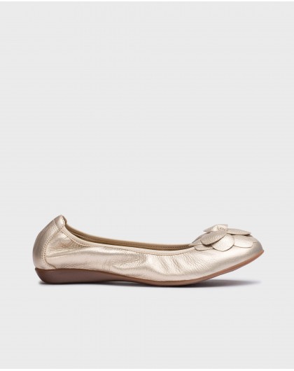 Wonders-Women shoes-Metalic PRAGA Ballet flat