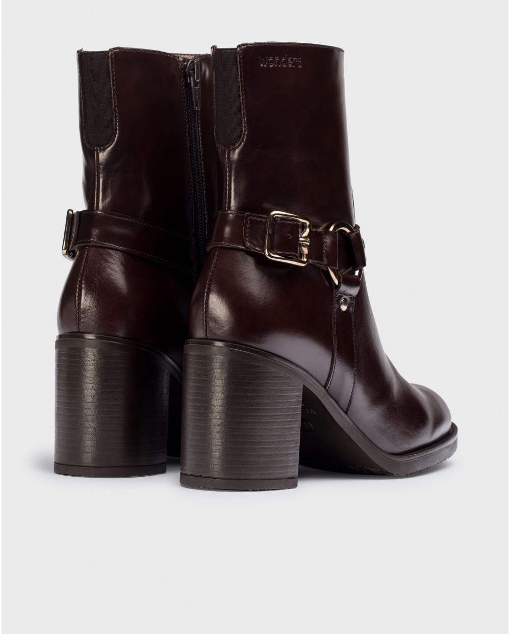 Wonders-Ankle Boots-Brown STAR Ankle Boots